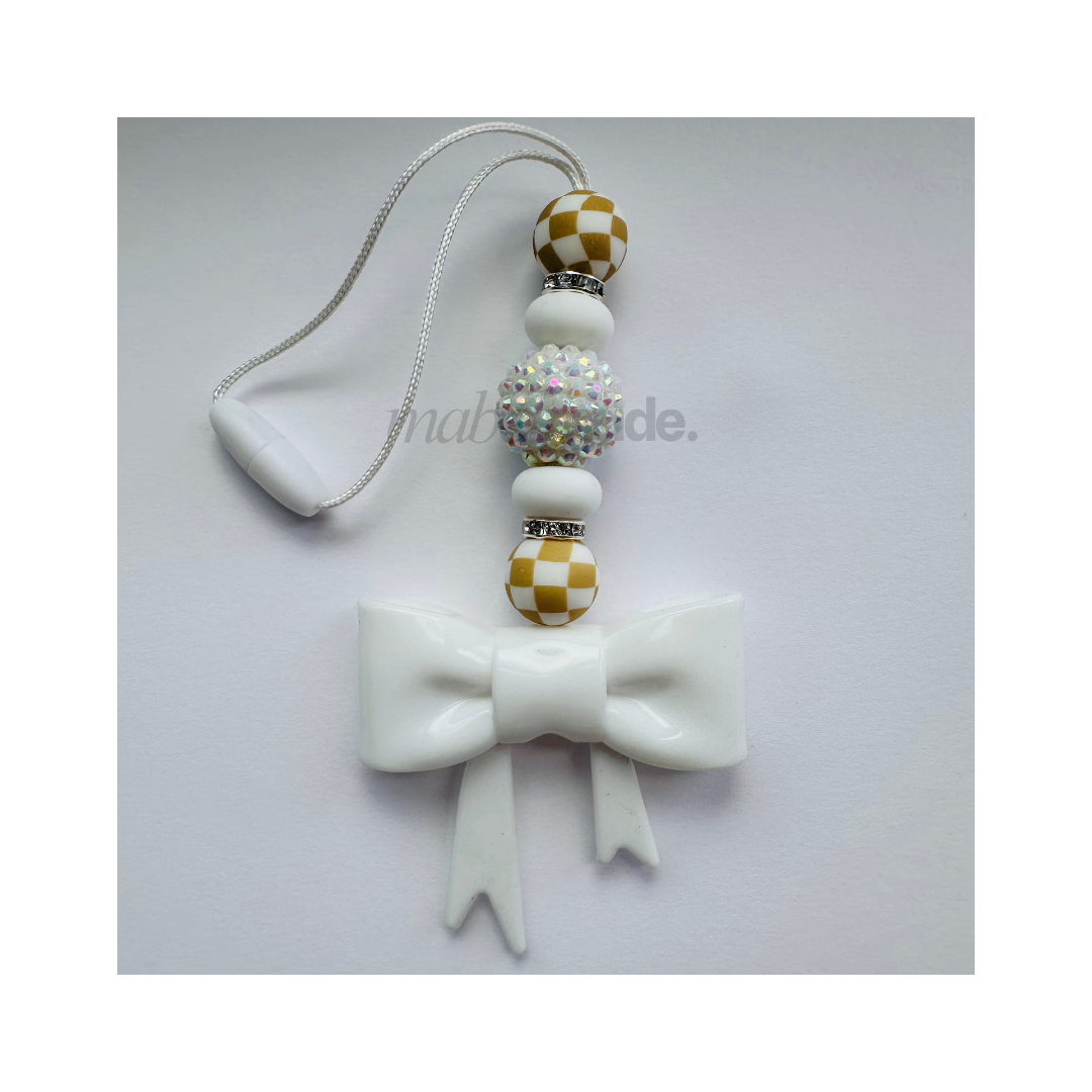 Car Charm | White Board | Silicone Car Charm