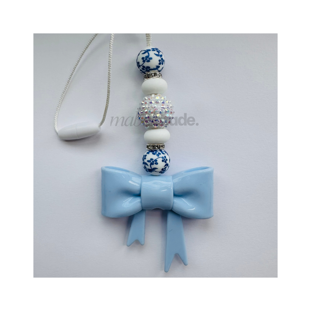 Car Charm | Blue China | Silicone Car Charm