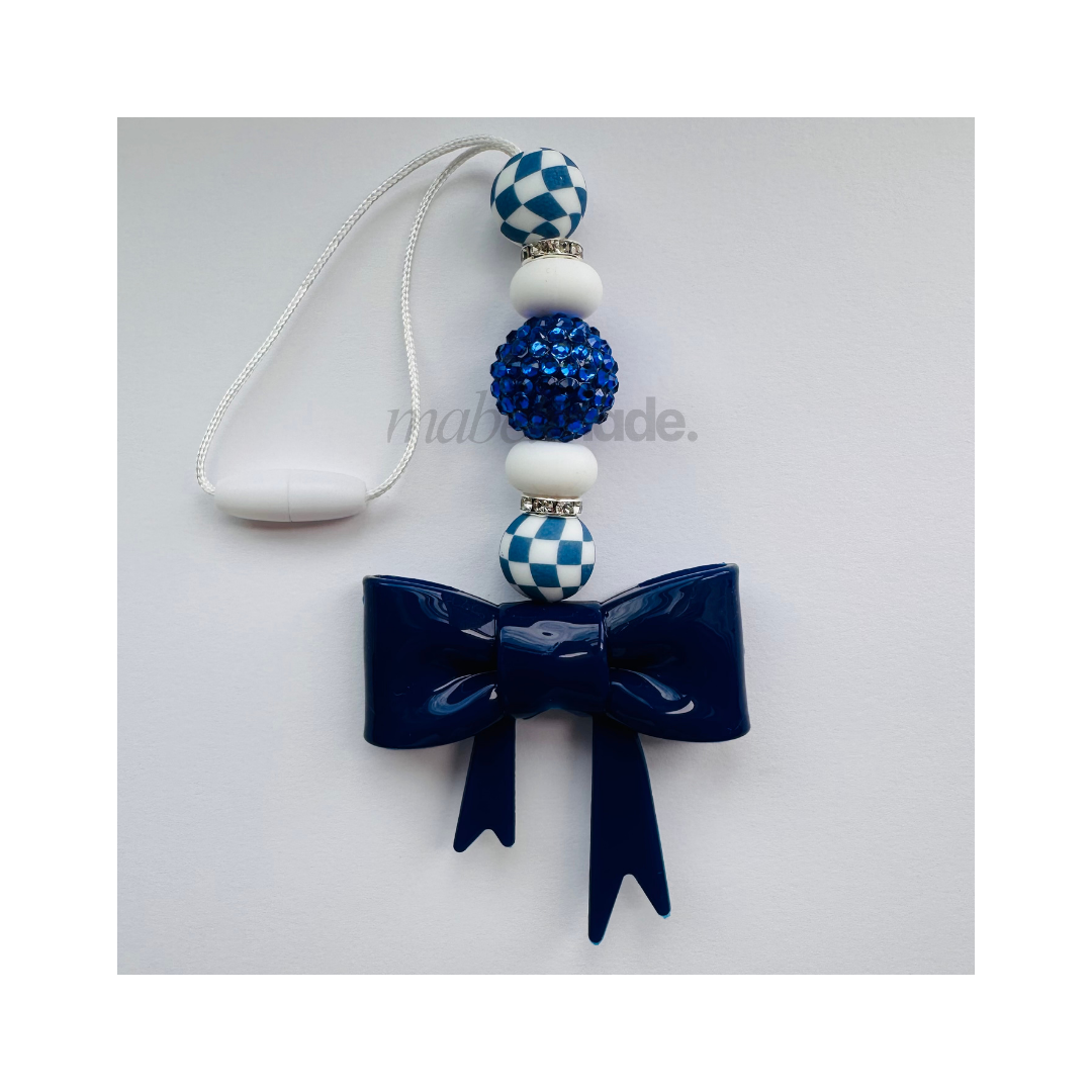 Car Charm | Blue Navy | Silicone Car Charm