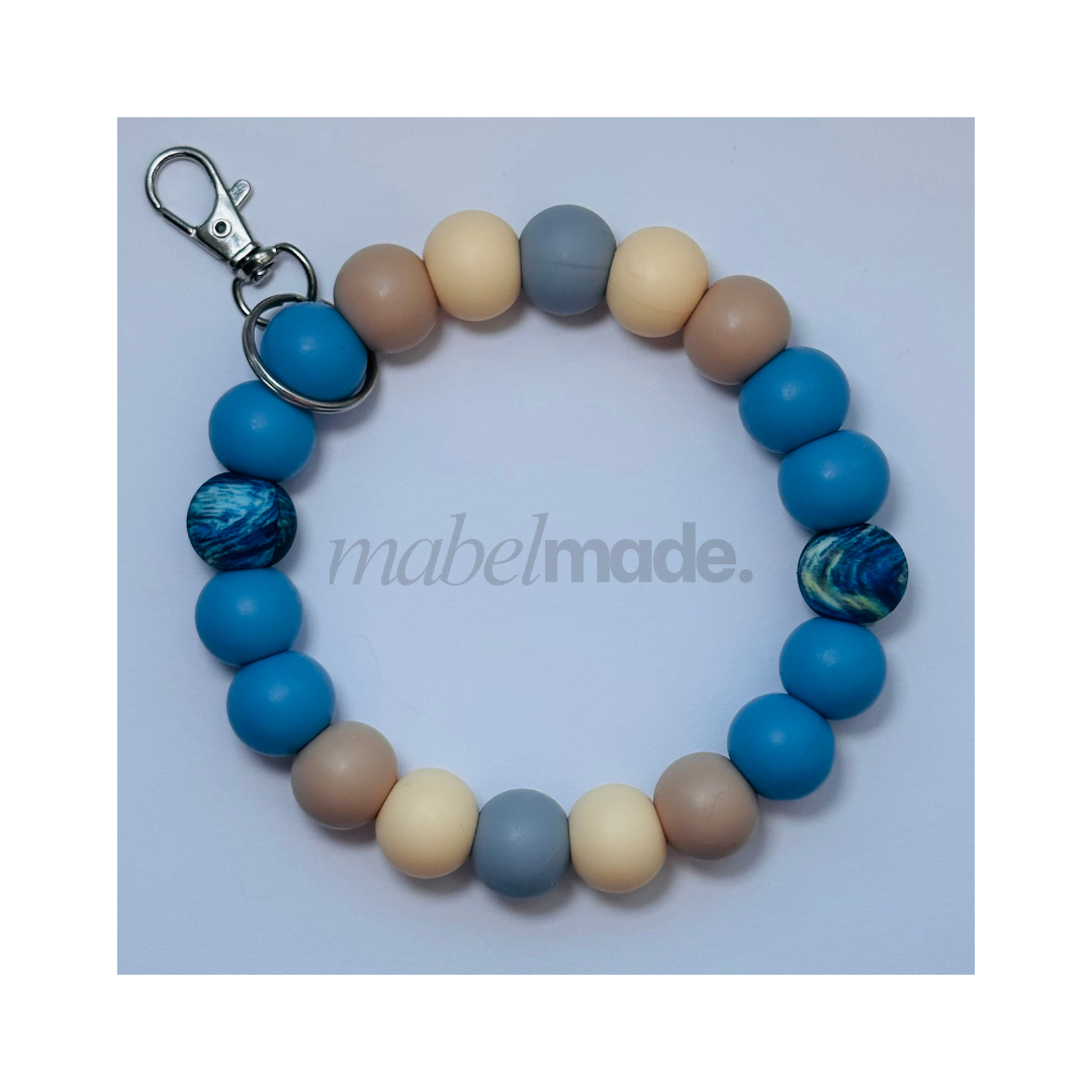 Coastal Drift | Wristlet Keychain