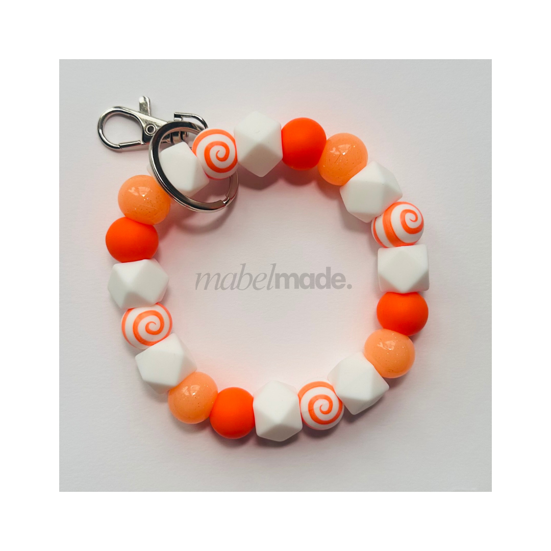 Autumn Swirl | Wristlet Keychain