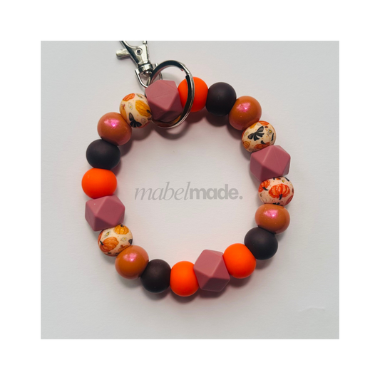Pumpkin Spice Latte | Wristlet Keychain